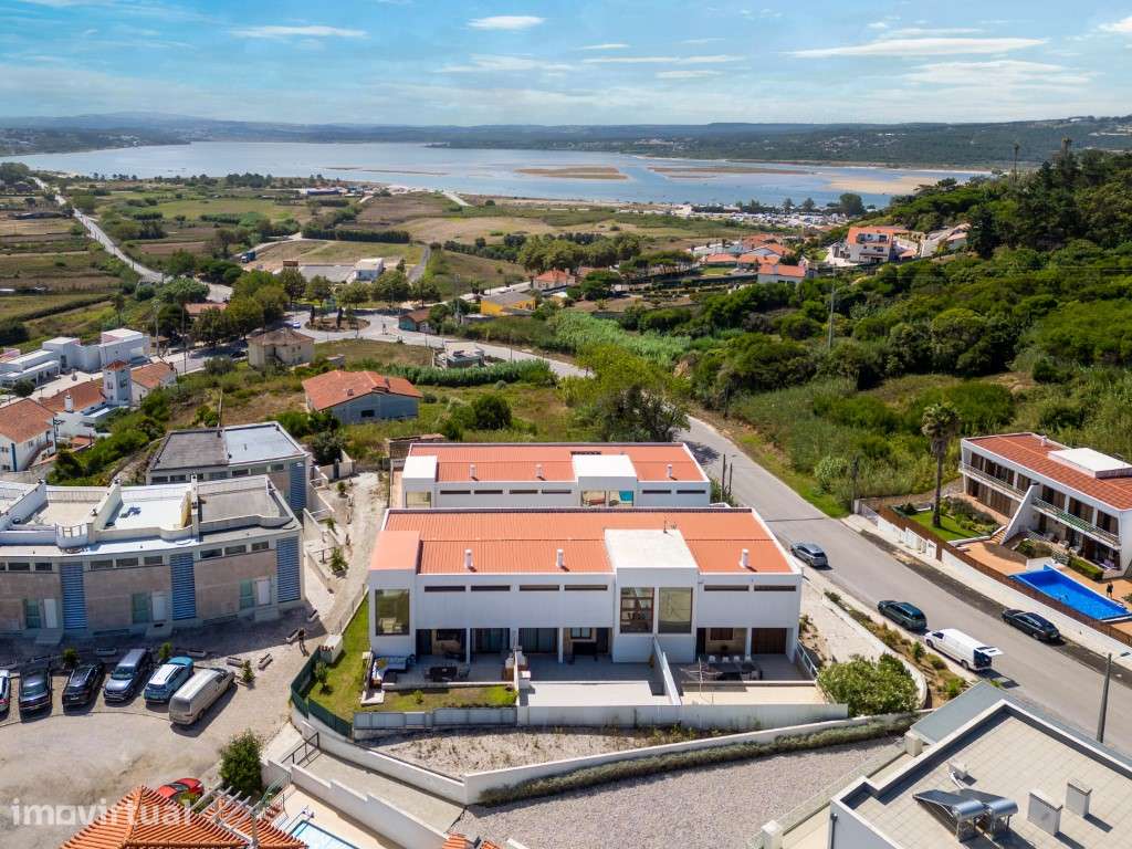 Moradia T3 com vista para a Lagoa de Óbidos, piscina e terraço priv... - Grande imagem: 2/40