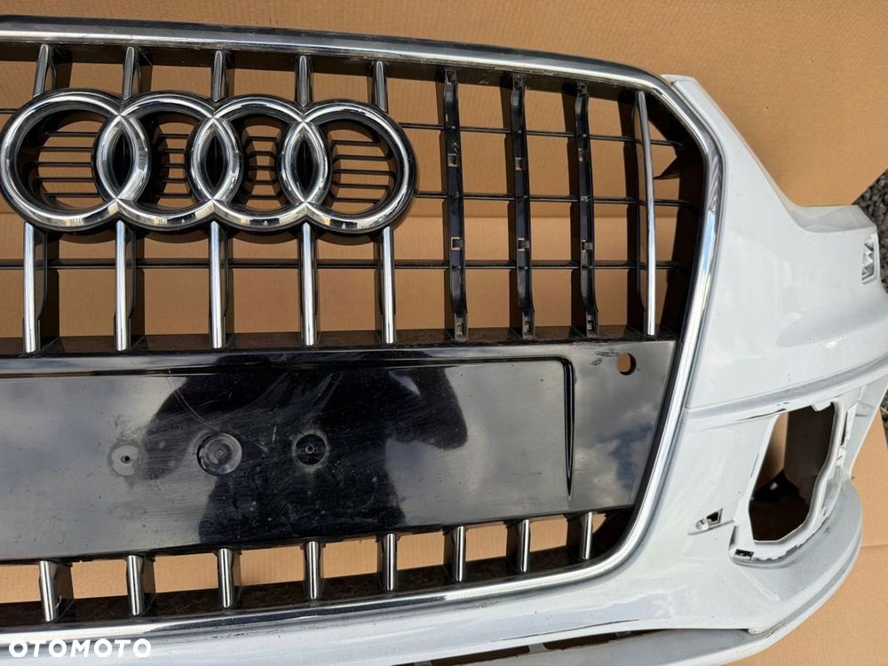 ZDERZAK GRILL Audi Q3 8U 2013 S-LINE ORYGINAŁ NIE KLEJONY - 6