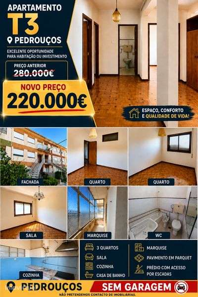 Apartamento T3, Pedrouços