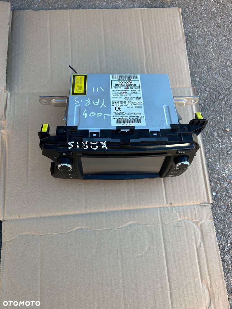 Toyota Yaris III 2011-2019 radio 86140-0D010 ekran - 1