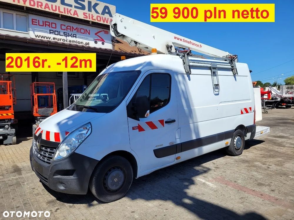Renault Master podnośnik koszowy zwyżka 12,5 m - 5