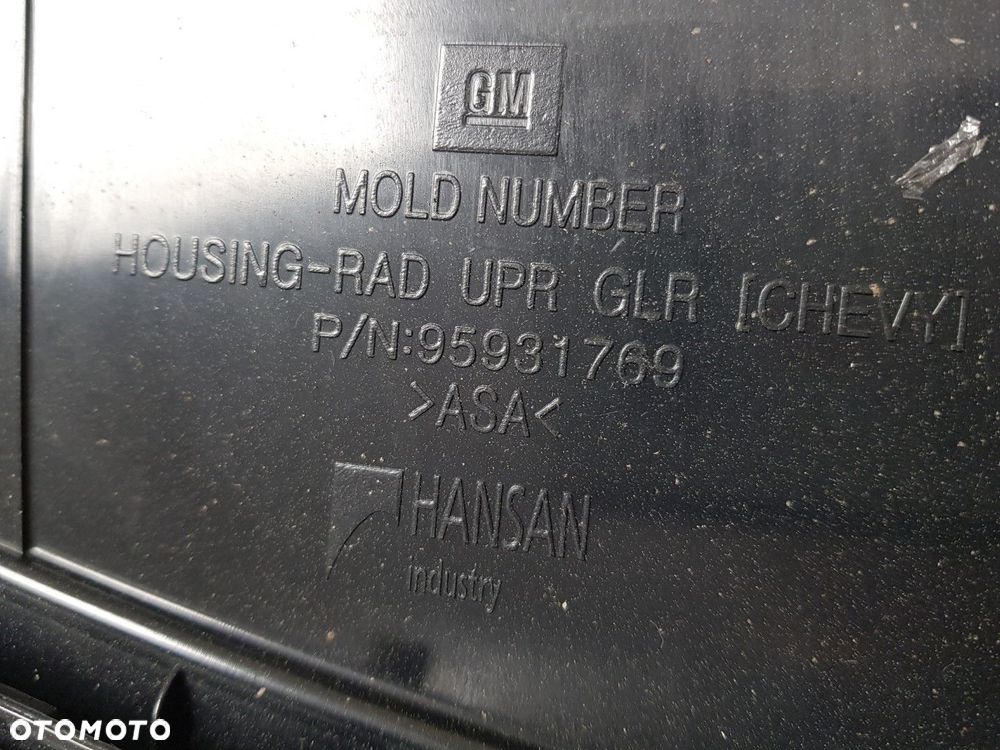 NOWY ORYGINALNY GRILL ATRAPA KRATKA GÓRNA ZDERZAKA PRZEDNIEGO CHEVROLET CRUZE 08-14  95931769 - 5