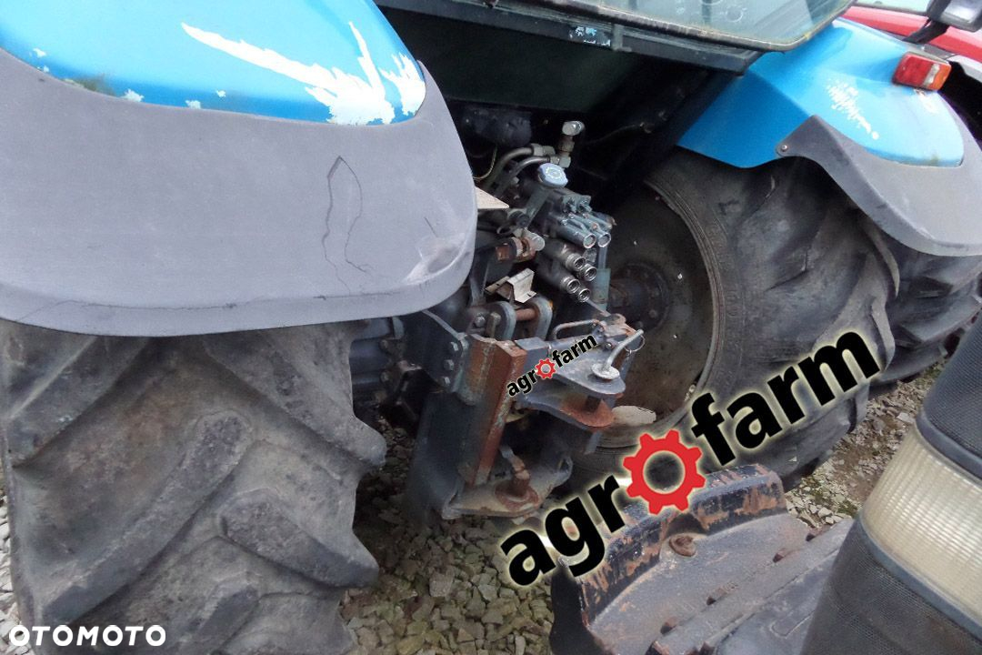 New Holland części  TS 115 110 silnik oś skrzynia zwolnica piasta zębatka obudowa zawór wał głowica - 2