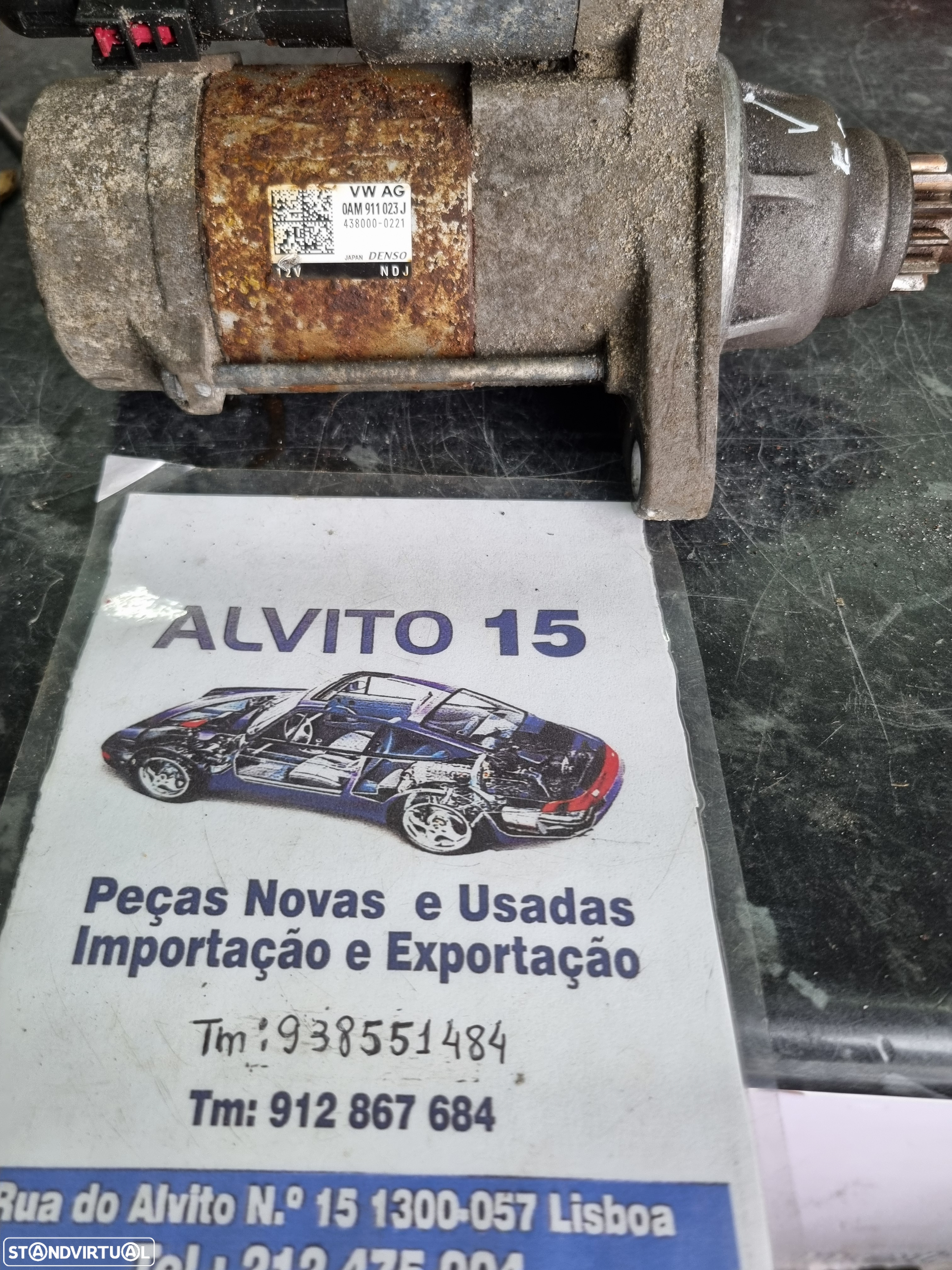 Motor de arranque  VW Golf VII  7  ref: 0AM 911023 - 2