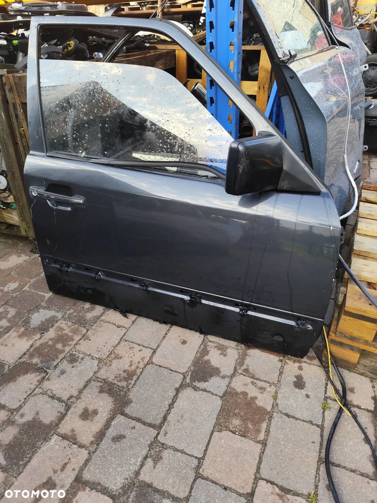 Mercedes W124 drzwi prawe lewe przód kompletne lusterko pas przedni błotnik przód - 1