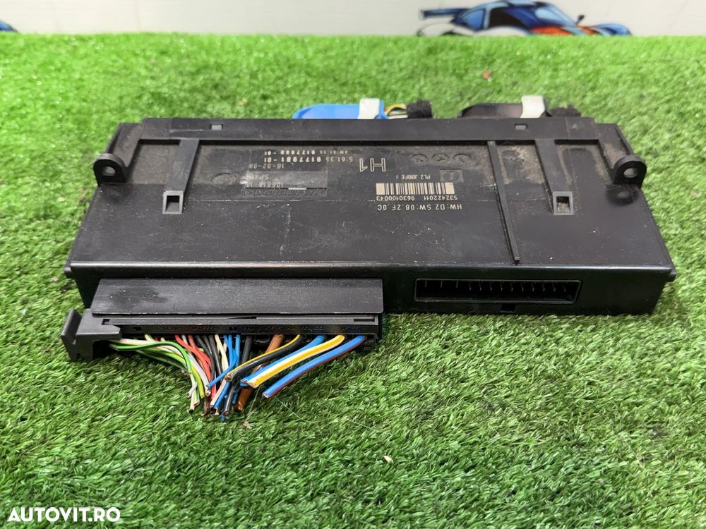 BCM MODUL CALCULATOR CONFORT BMW 318I SERIA 3 E90 LCI 2.0 BENZINA 2008 COD OEM 9177981 917798101 9177980 917798001 2005-2013 - 5