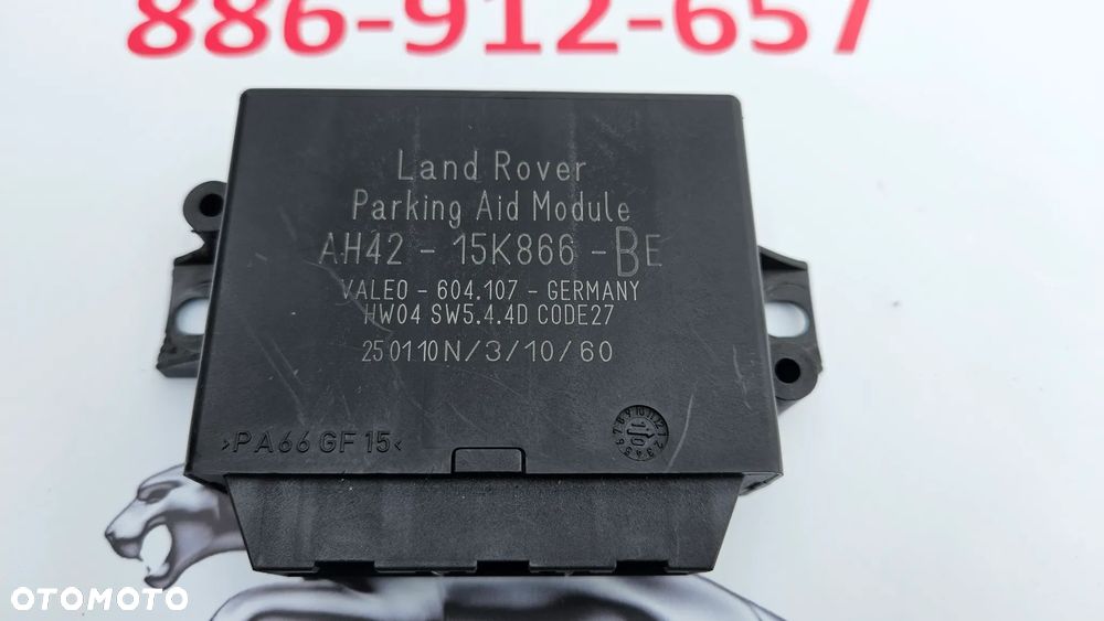 Jaguar XJ 351 2010-2015 Moduł parkowania Sterownik PDC przód i tył 4x  AH42-15K866-BE - 2