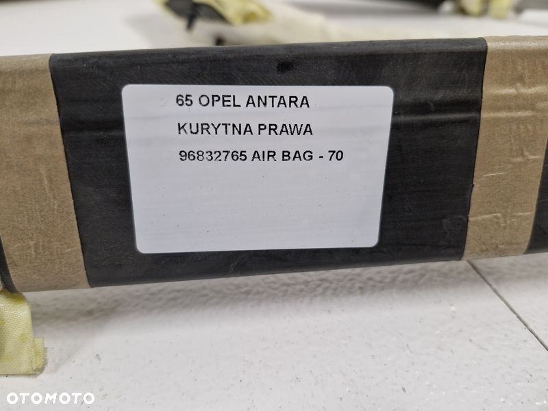 OPEL ANTARA KURTYNA PRAWA AIRBAG PODUSZKA POWIETRZNA 96832765 - 7