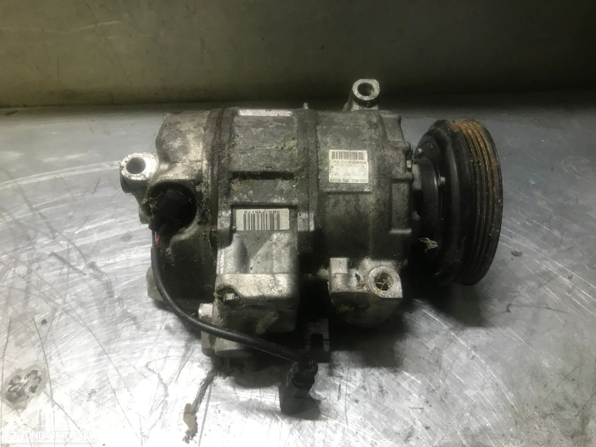 COMPRESSOR DO AC AUDI A4 B6 01-04 8E0260805AB 447150-0101 - 1