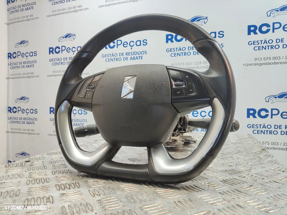 Volante Completo Em Pele Flat Bottom Citroen DS5 - 4