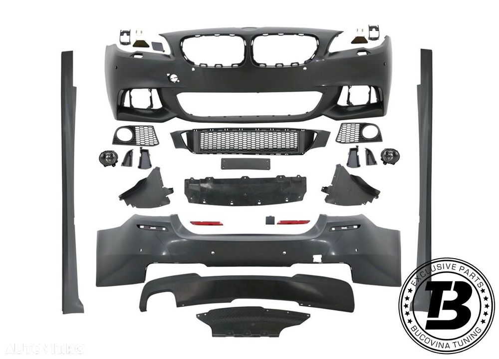 Pachet Exterior compatibil cu BMW Seria 5 F10 M-Tech Design - 13