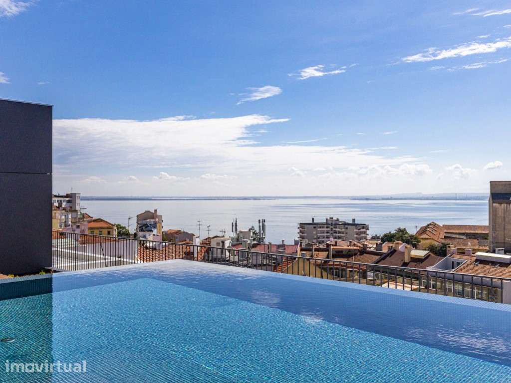 Apartamento T2 com Suite, Estacionamento e Piscina no Terraço - Vis... - Grande imagem: 2/32