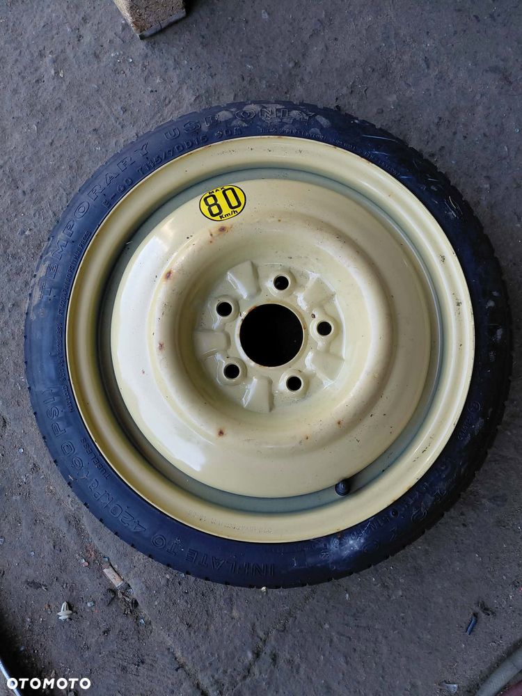 Koło dojazdowe koła dojazdowki felga plus opona waska R15 5x114.3 - 1