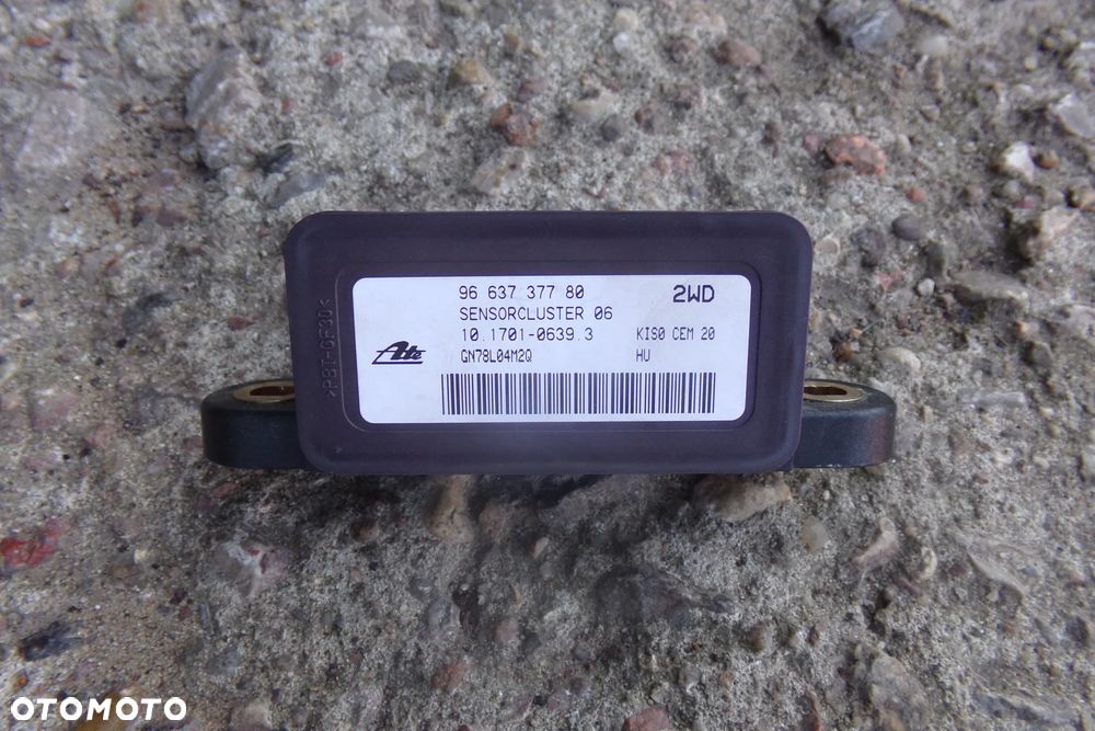 Czujnik przyśpieszenia moduł ESP 9663737780 Citroen Peugeot