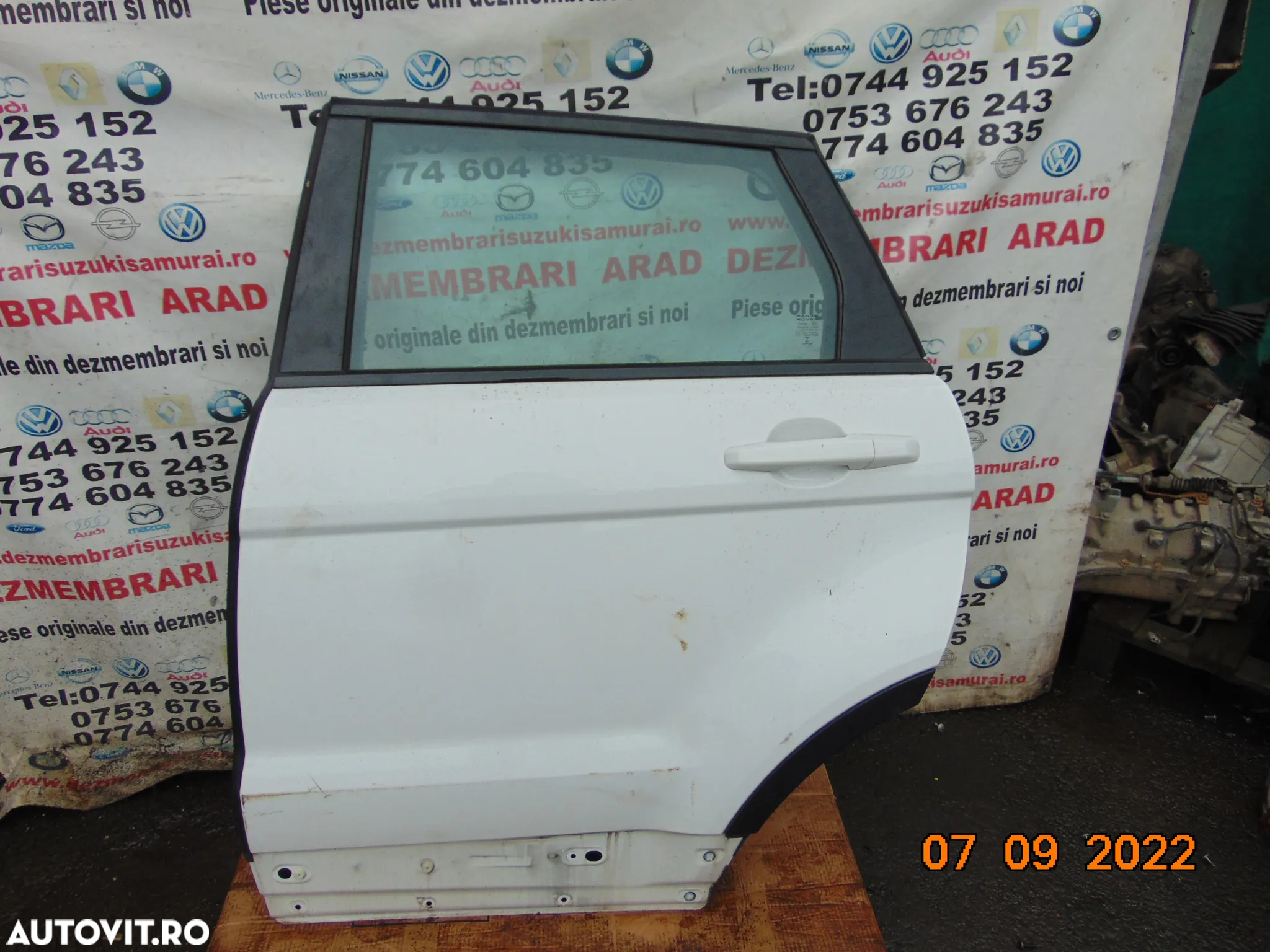 Usa Range Rover Evoque 2011-2018 usi fata spate stanga dreapta alba albe dezmembrez - 6