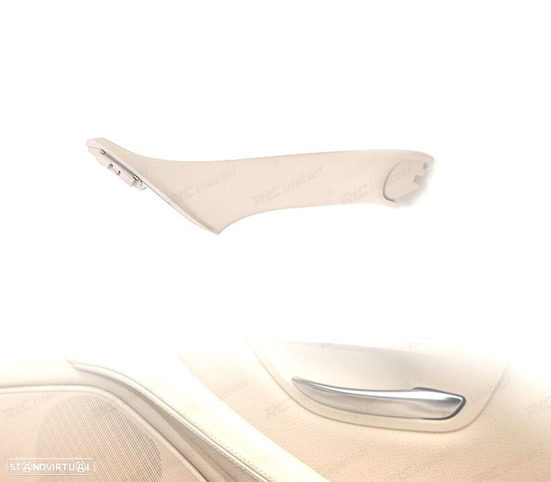 PUXADOR DE PAINEL DE PORTA DIREITO PARA BMW SERIE 5 F10 F11 F18 BRANCO - 1