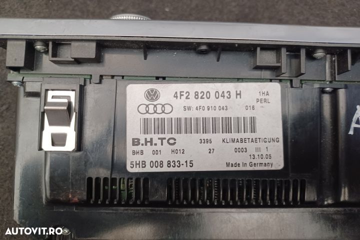 Comanda AC 4F2820043H 4F2820043H Audi A6 4F/C6 [2004 - 2008] wagon 5- - 4