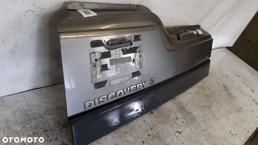 / KLAPA TYŁ TYLNA BAGAŻNIKA BURTA LAND ROVER DISCOVERY III 3 SZARY - 3