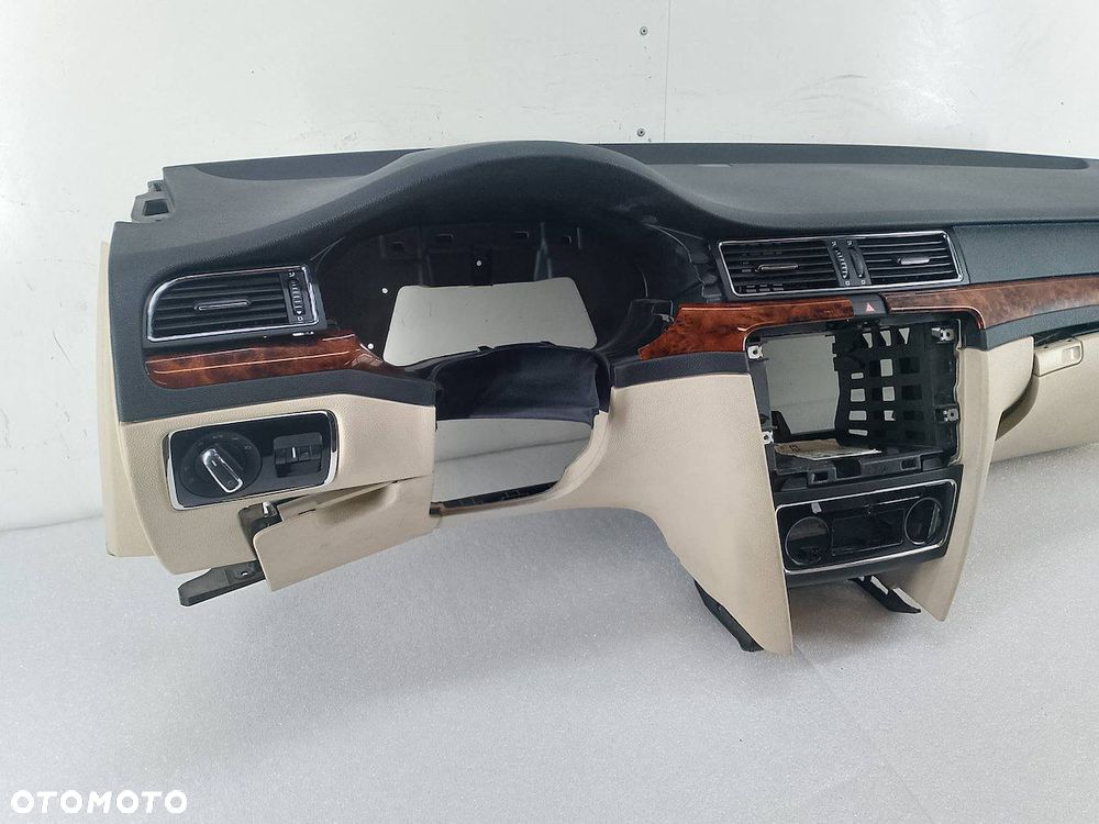 DESKA ROZDZIELCZA,KONSOLA PODUSZKI SENSOR PASY SKODA SUPERB II 3T1857007C - 7