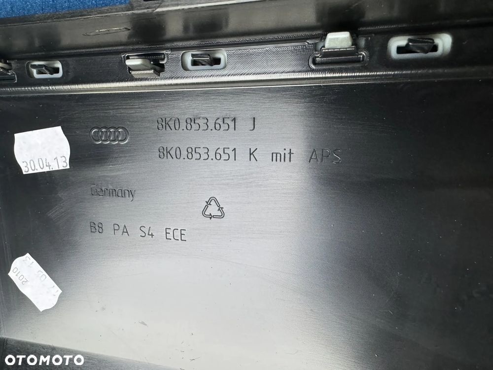 Audi S4 B8 Lift atrapa BLACK LINE nowa oryginał - 6