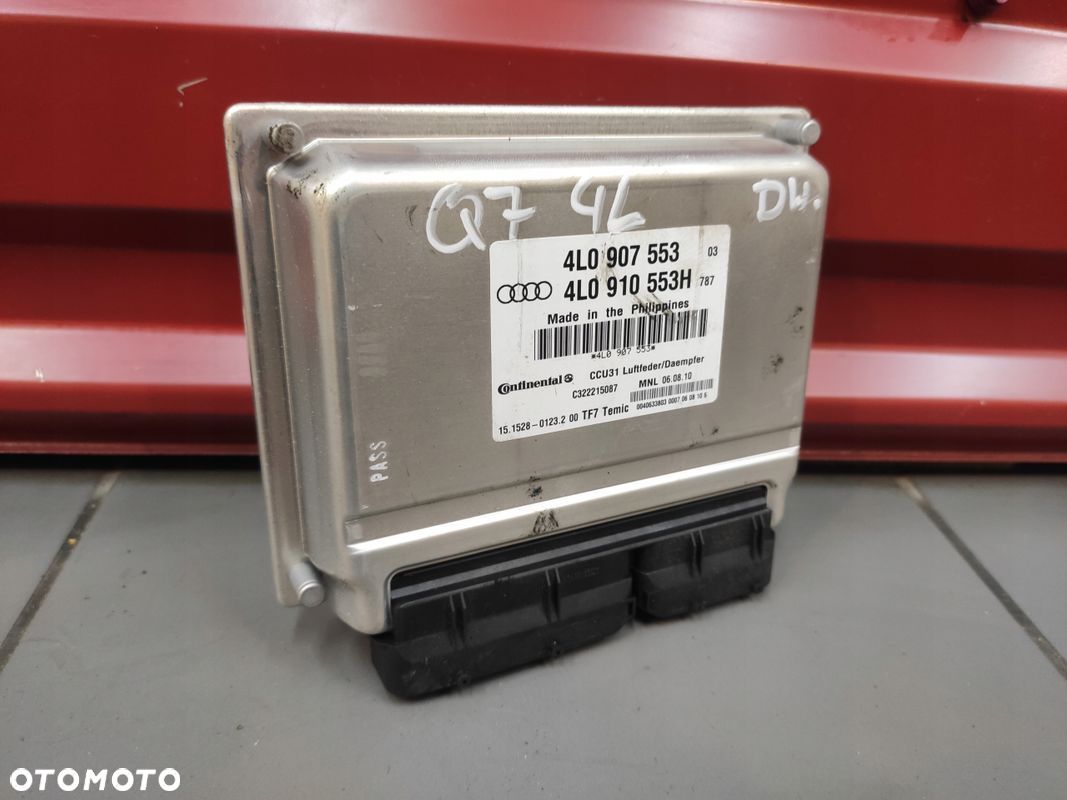 AUDI Q7 4L 3.0TDI MODUŁ STEROWNIK ZAWIESZENIA 4L0910553H ORYGINAŁ - 1