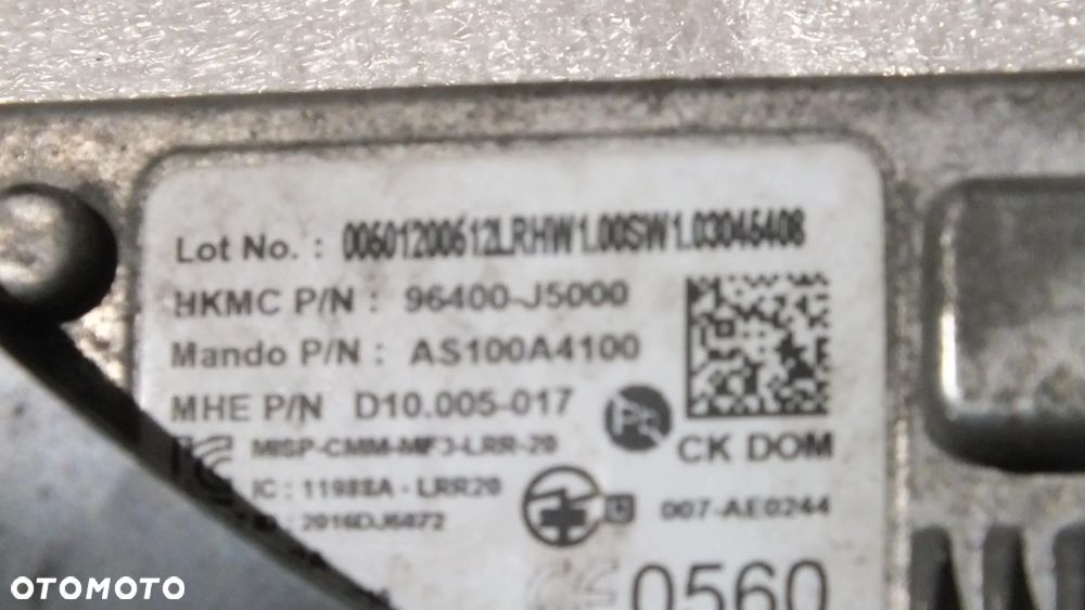 Radar Kia Stinger  96400J5000 - 4