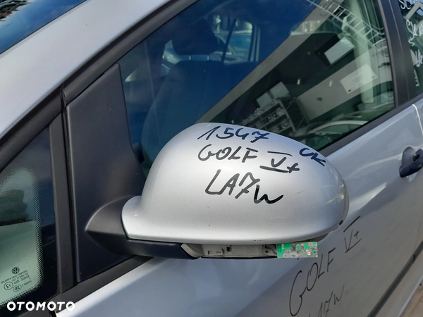 VW GOLF V PLUS + LUSTERKO LEWE PRZEDNIE LEWY PRZÓD UK KOLOR: LA7W