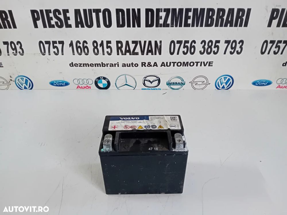 Baterie Auxiliara Volvo XC90 XC60 V90 S90 An 2016-2020 - 4