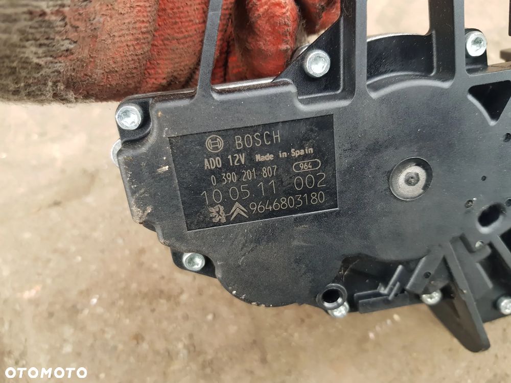 Citroen C4 Silniczek Mechanizm wycieraczki tył 9646803180 - 3