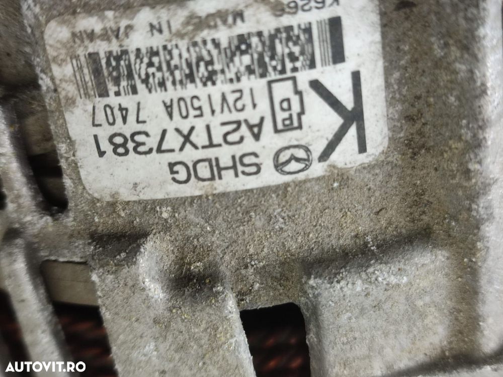 Alternator A2TX7381 2.2 D SHY6 Mazda CX-5 2 (KF) [2017 - 2020] 2.2 D - 2