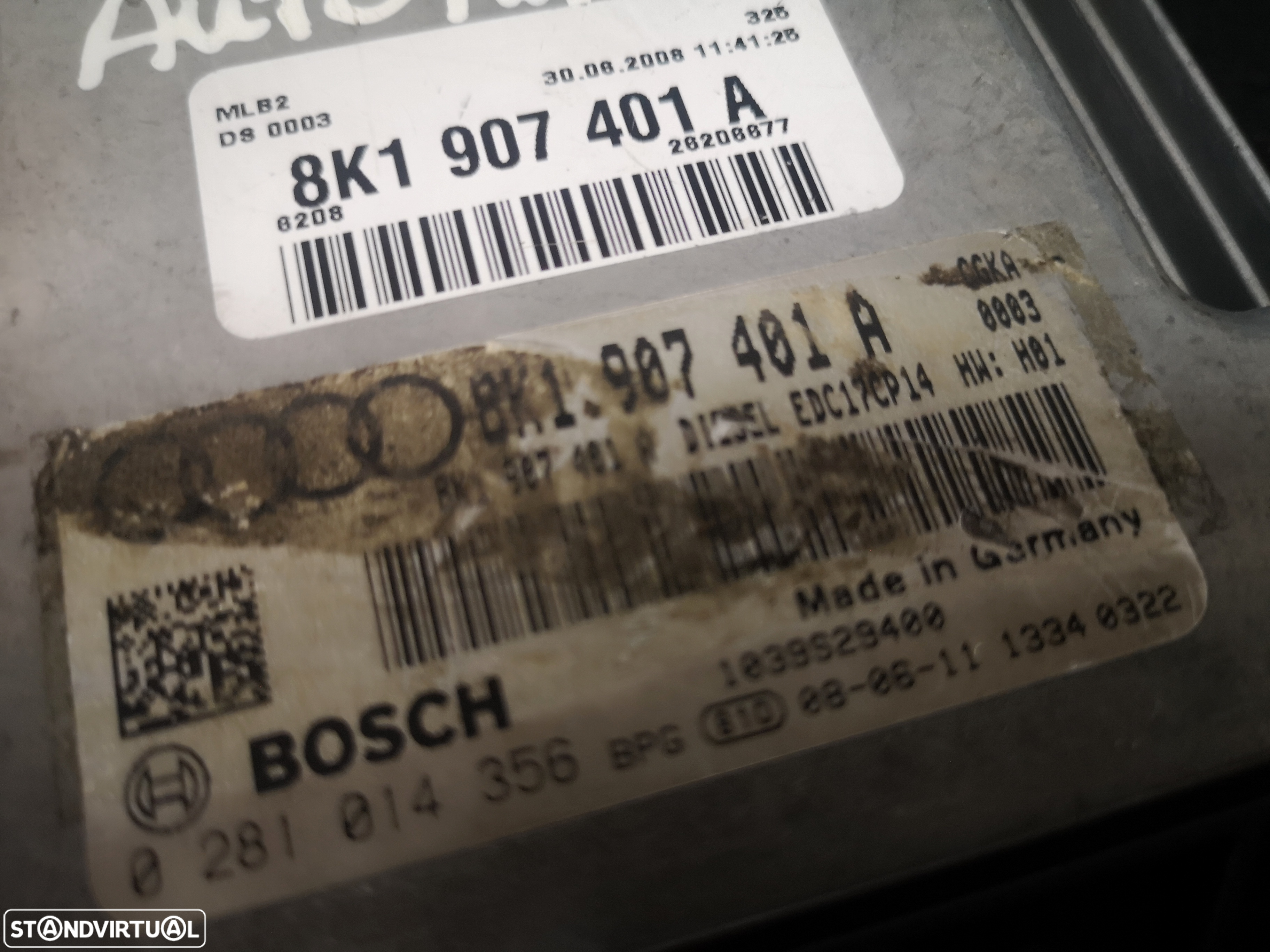 Centralina de motor AUDI A5 B8 2.7tdi v6 2008-2012 - 4