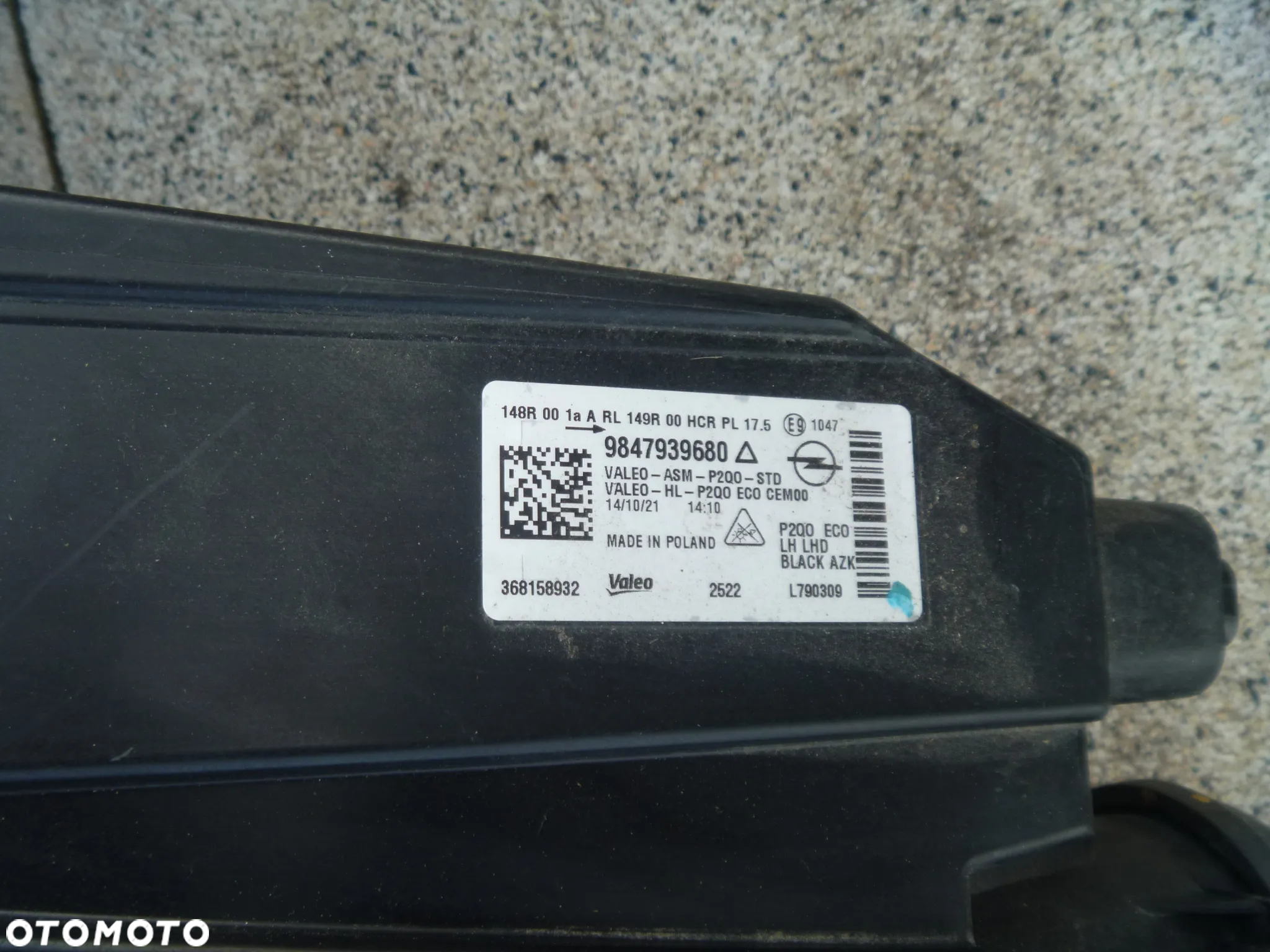 OPEL MOKKA II LAMPA FULL LED PRAWA LEWA ORYGINAŁ - 7
