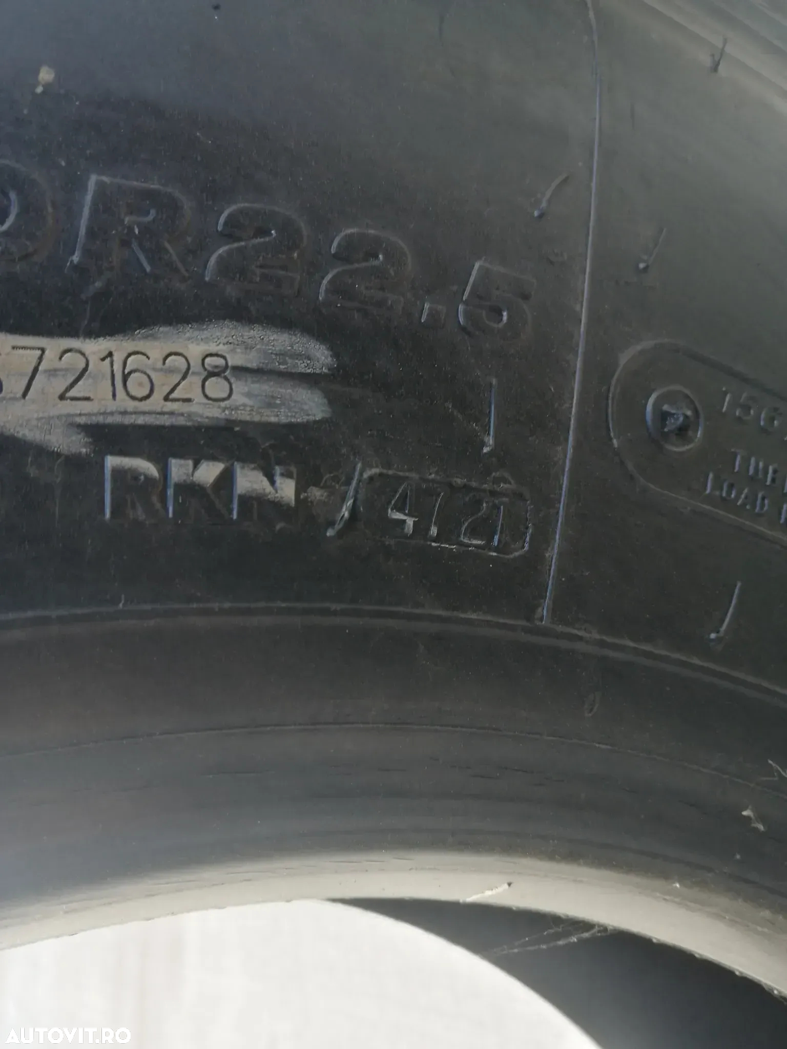 Anvelope second hand 315/80R 22.5 Bridgestone R-DRIVE002 DURAVIS (2 bucati) - 3