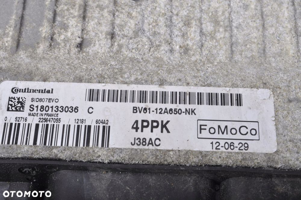 C-MAX 1.6 TDCI KOMPUTER SILNIKA BV61-12A650-NK - 2