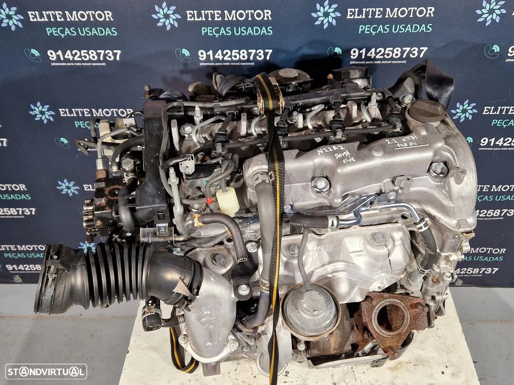 Motor usado N22A2 HONDA CIVIC VIII 2.2 CTDI 140CV ACCORD - 1