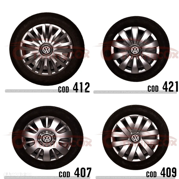 Capace roti R16  la set de 4 buc,Capace janata aliaj