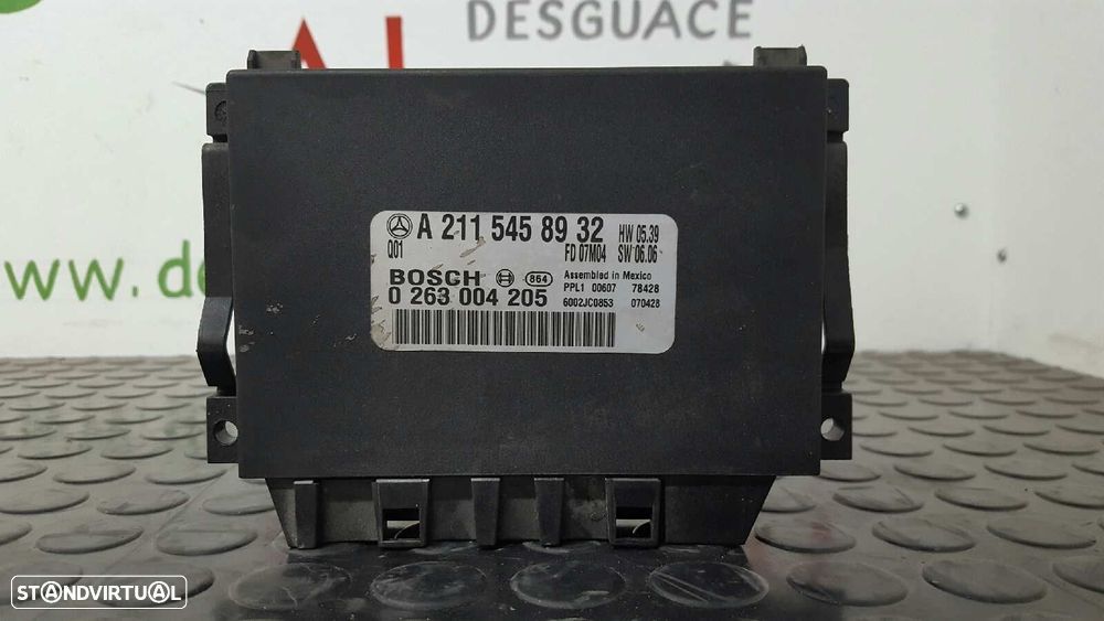 UNIDADE DE CONTROLE DE ESTACIONAMENTO MERCEDES CLASE E (W211) BERLINA E 320 CDI... - 3
