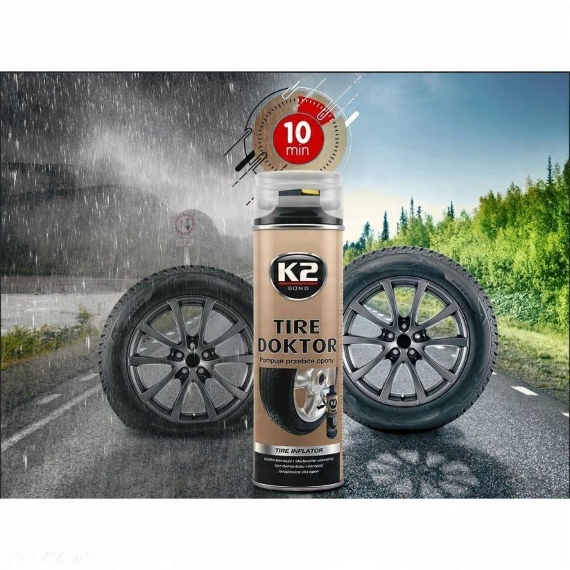Uszczelniacz przebitych opon K2 Tire Doctor 500 ml - 14