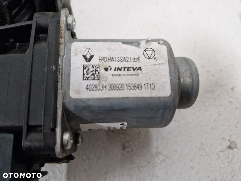 renault scenic iv mechanizm podnośnik silniczek szyby prawy przód przedni 6 pin - 4