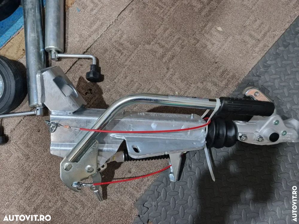 Dispozitiv inertial de franare ALKO 251S NOU cu suport roata sprijin - 3