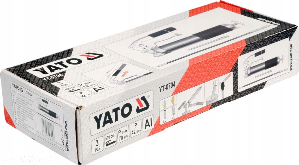 SMAROWNICA RĘCZNA WZMOCNIONA 500ml YT-0704 YATO - 4