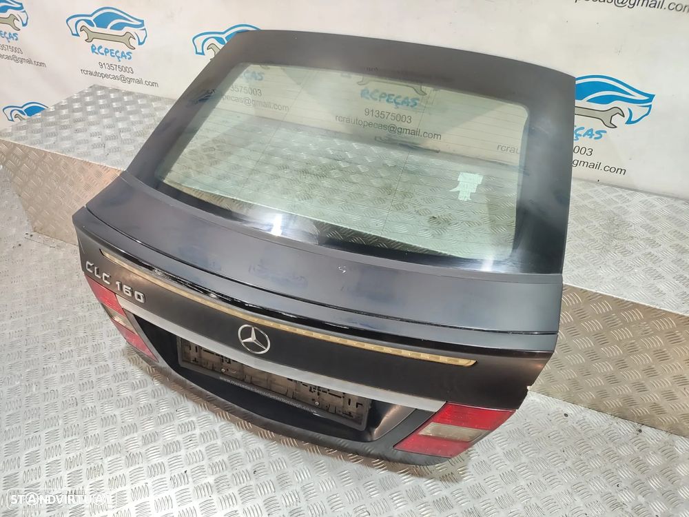 Porta Tampa Mala Mercedes Benz Class C W203 CL203 Sport Coupé Fecho Puxador 3° Stop - 2