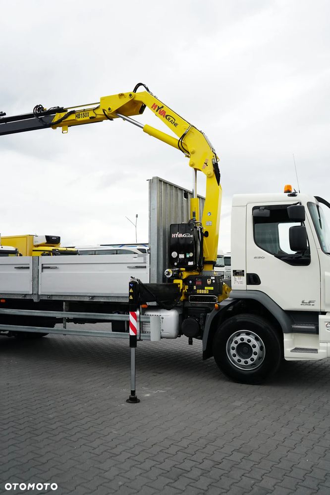 DAF LF / 250 / SKRZYNIOWY + HDS / HYVA HB-150 / PILOT / ROTATOR - 16
