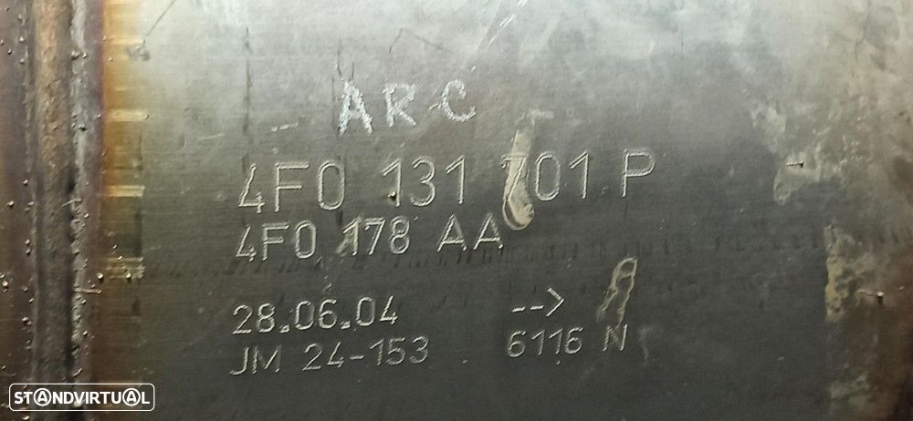 CATALISADOR AUDI A6 BERLINA (4F2) 3.0 TDI QUATTRO (165KW) - 2