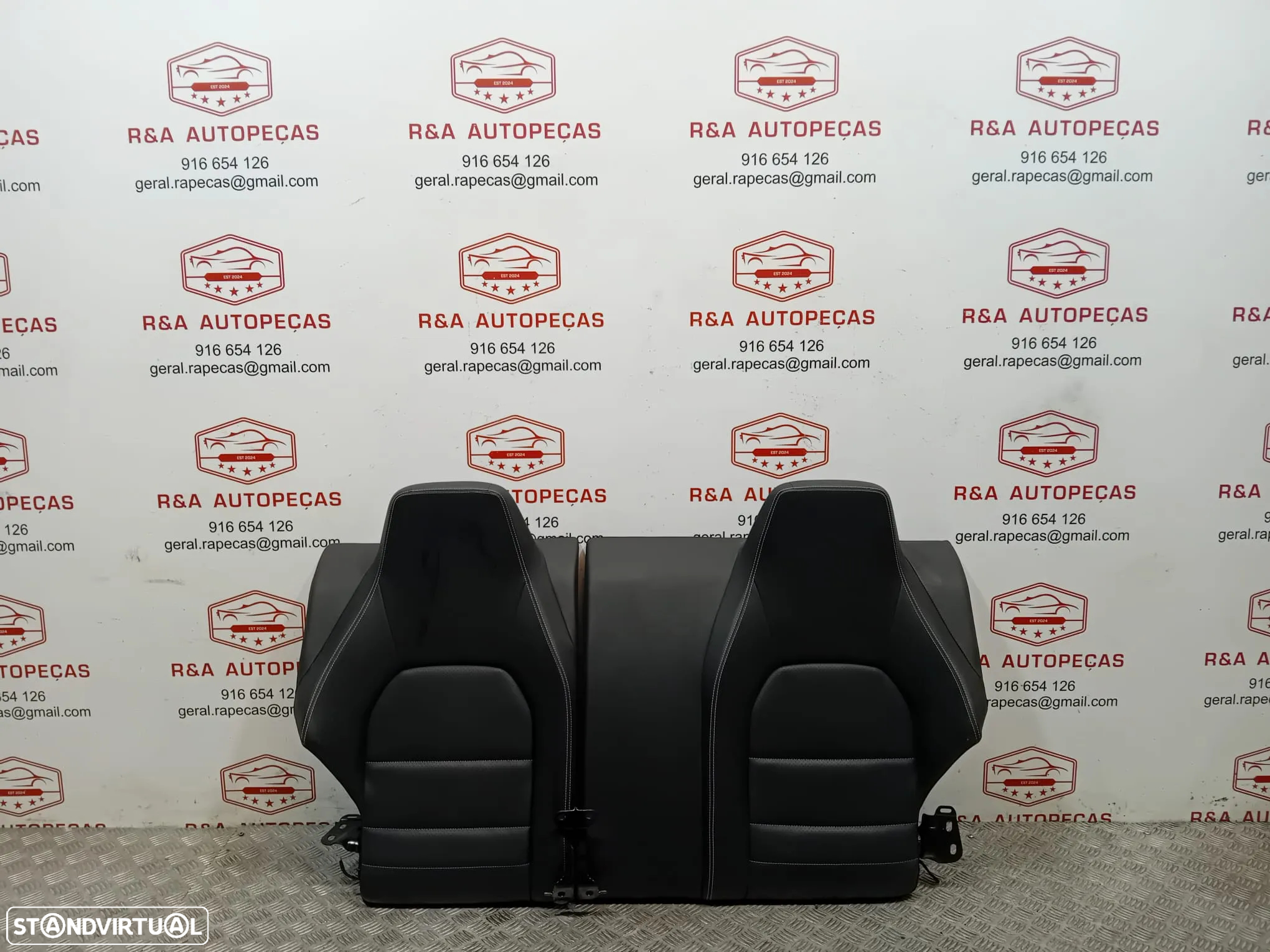 Conjunto de Bancos Mercedes Class E Coupé W207 Elétricos em Pele Original - 5