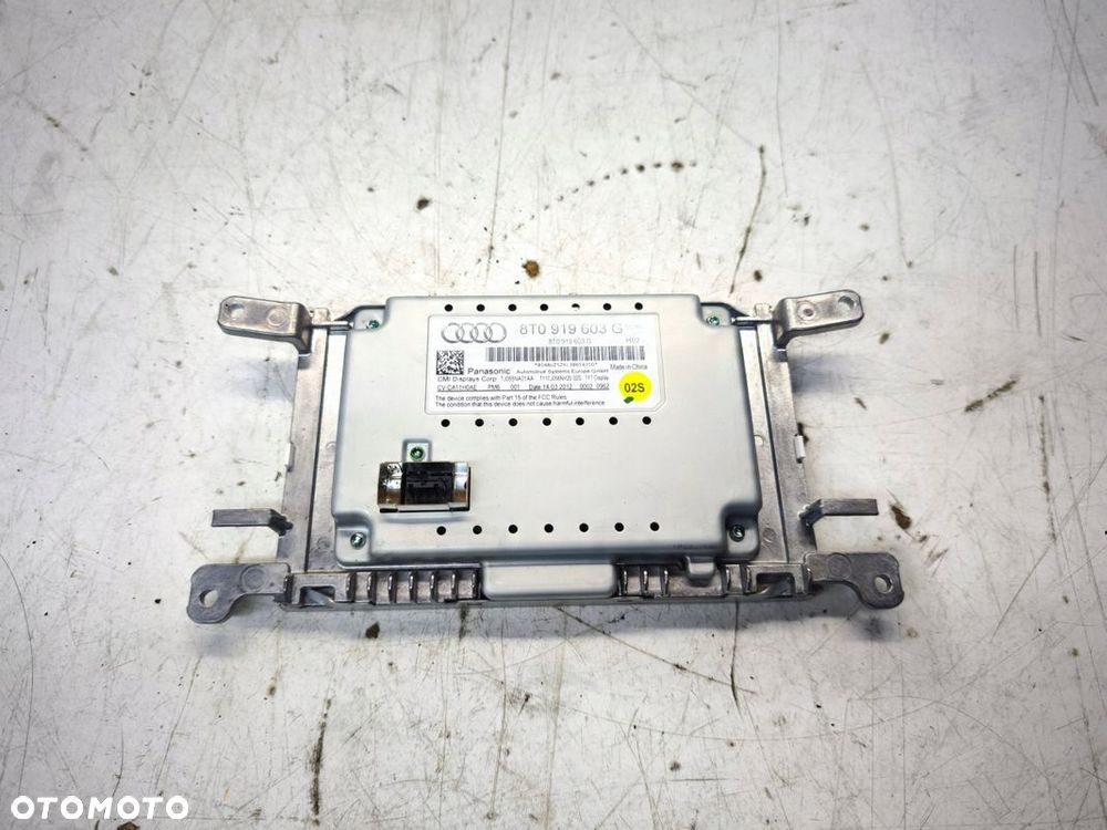 WYŚWIETLACZ MMI AUDI A4 B8 A5 8T Q5 8R 8T0919603G - 4