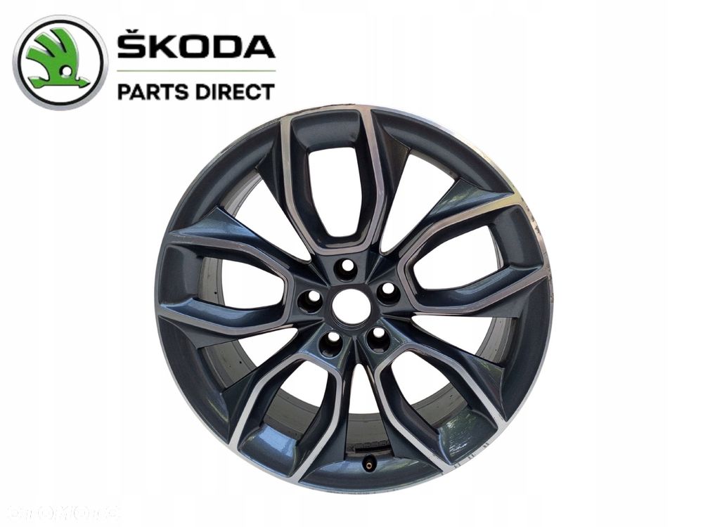 SKODA SUPERB FELGA ALUMINIOWA 8.0" X 19" 5X112 ET 44 3V0601025AA ÷ - 1