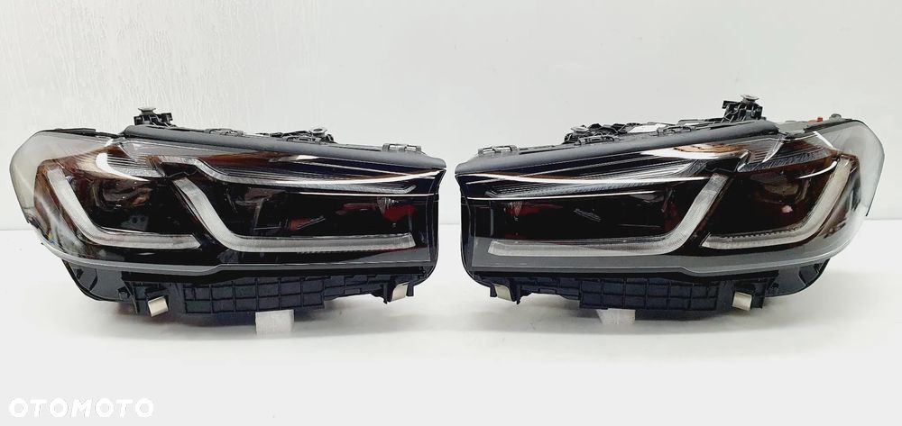 LAMPY ADAPTIVE LED BMW M5 F90 5 G30 G31 LCI LIFT KOMPLETNE BLACK EU - 1