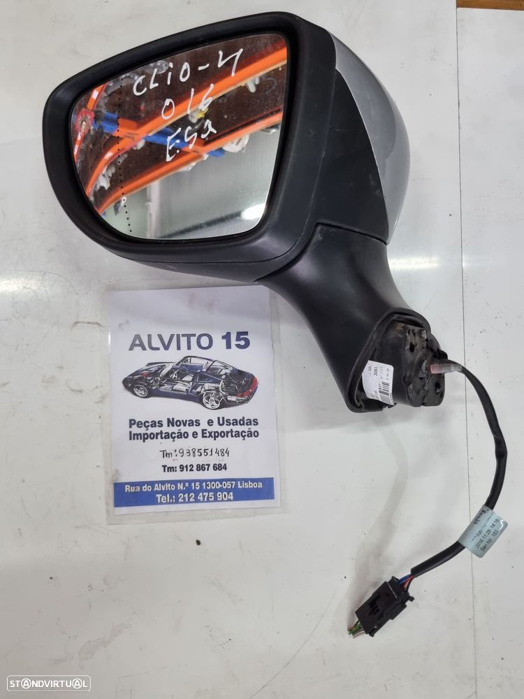 espelho retrovisor Renault Clio IV esquerdo 2016 - 1