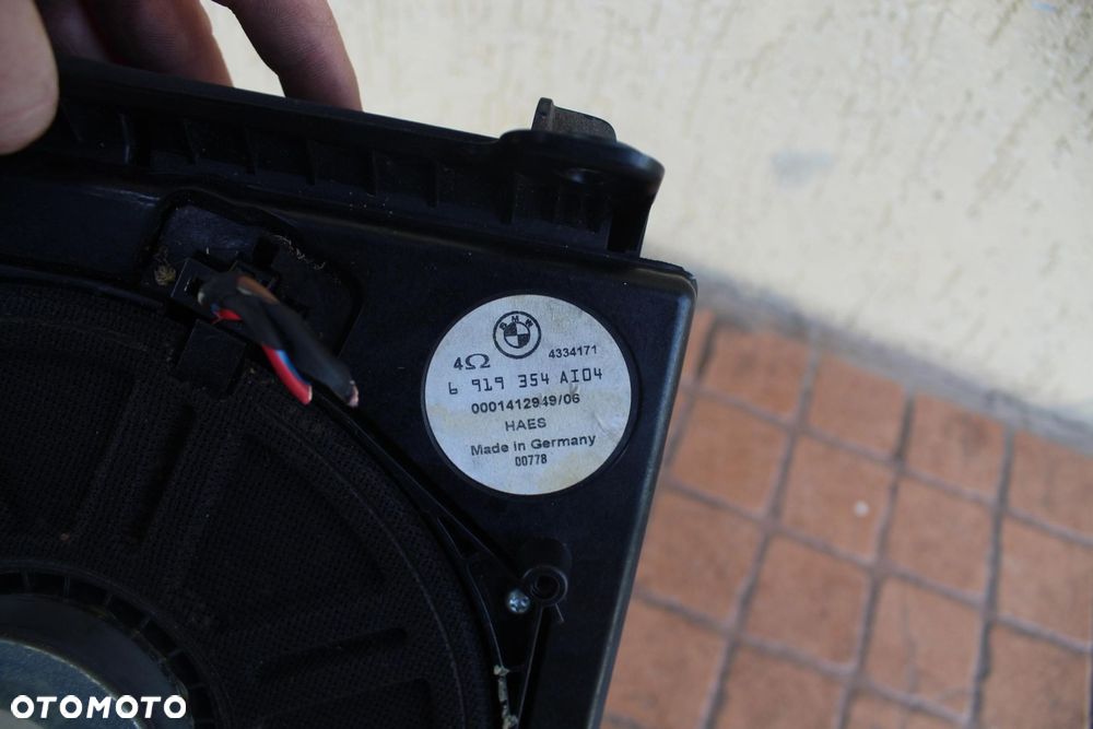 GŁOŚNIK SUBWOOFER PRAWY BMW E61 6919354 - 4